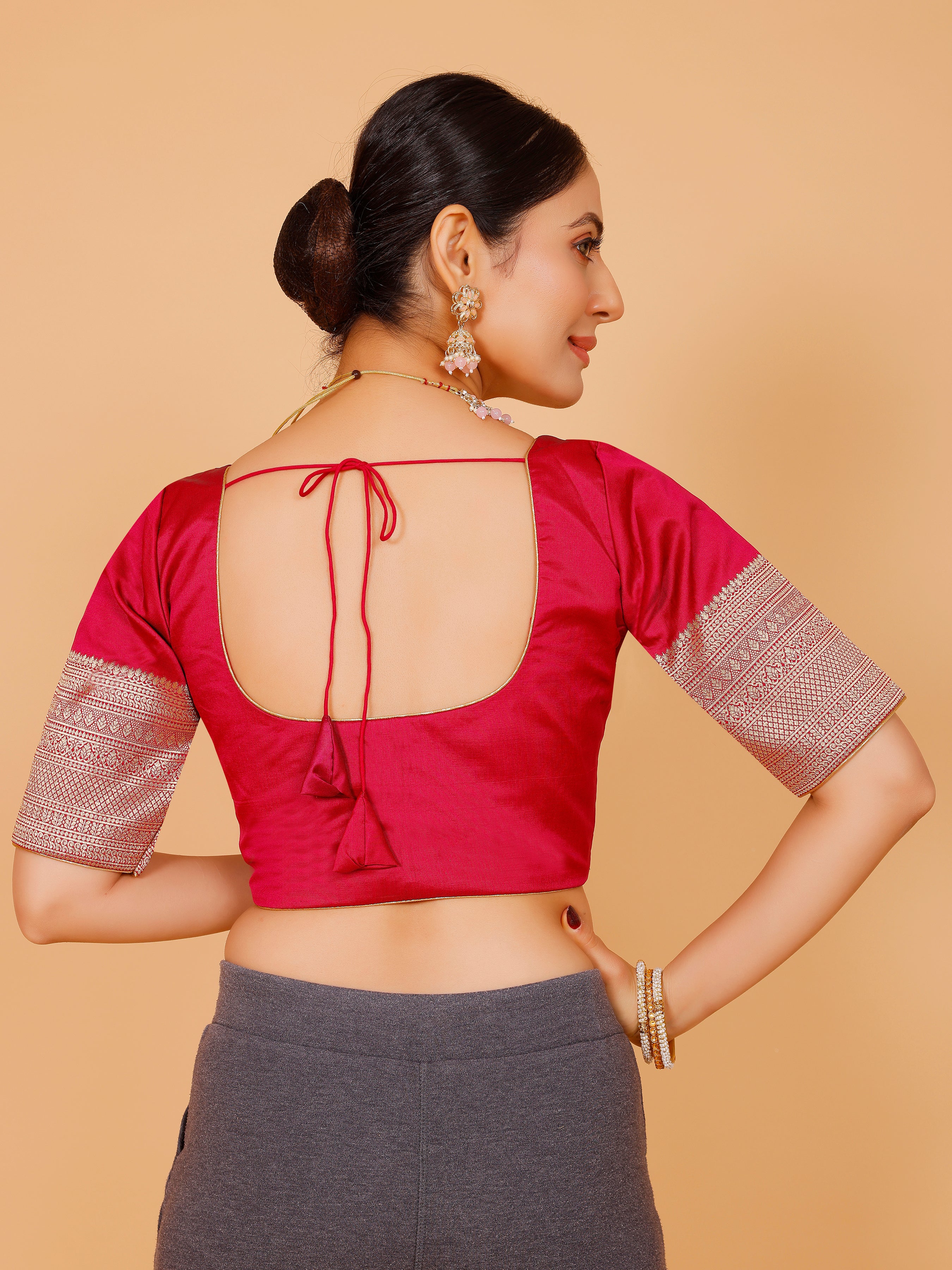 Silk Zari Work Blouse
