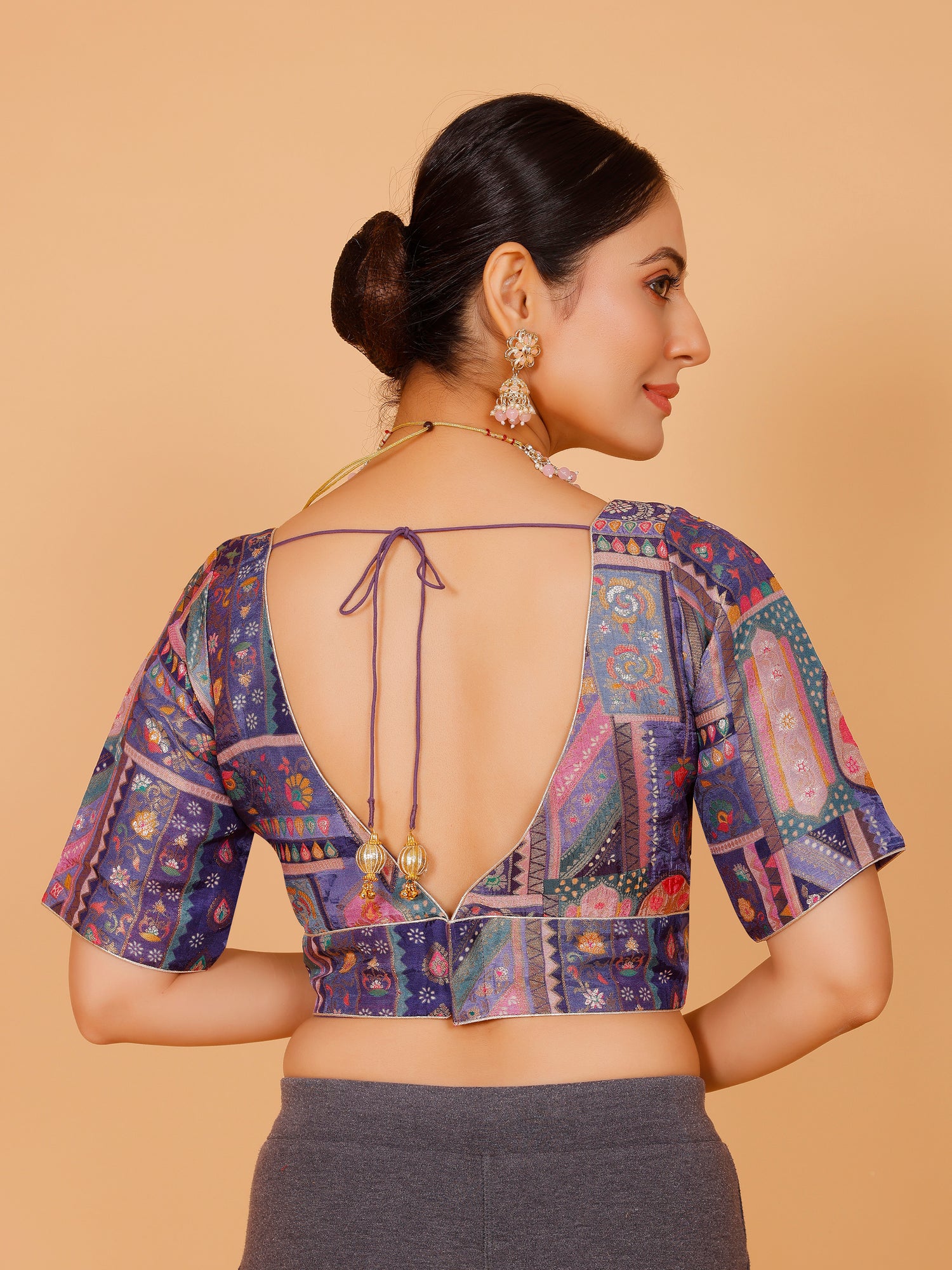Silk Printed Blouse