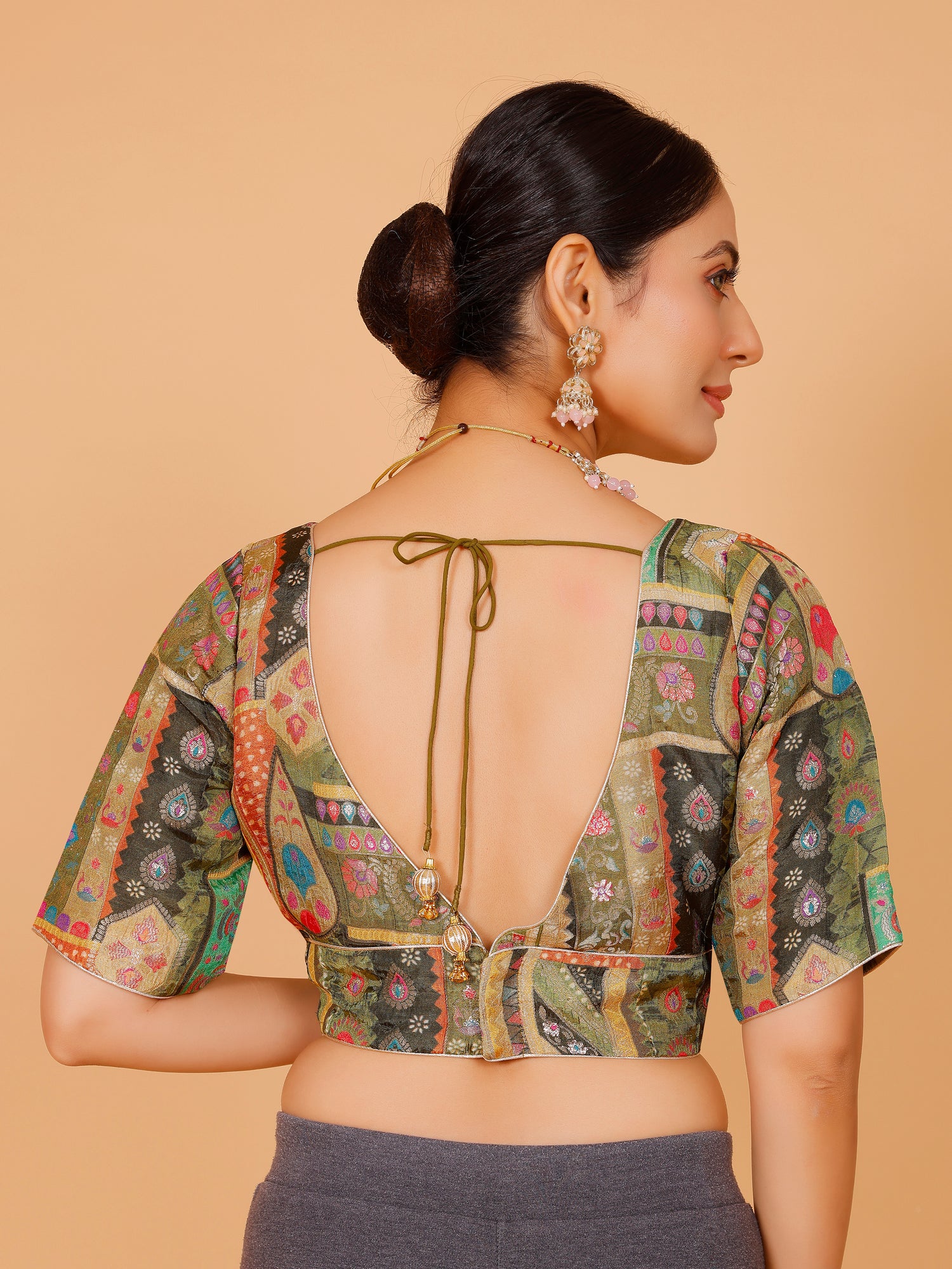 Silk Printed Blouse