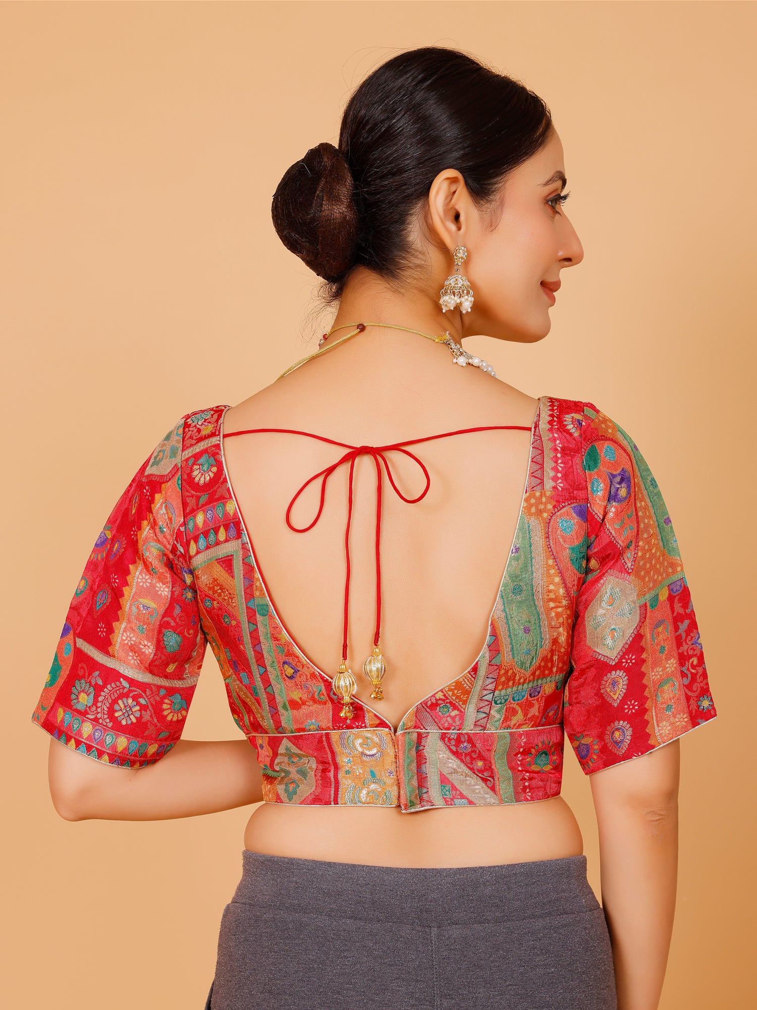 Silk Printed Blouse