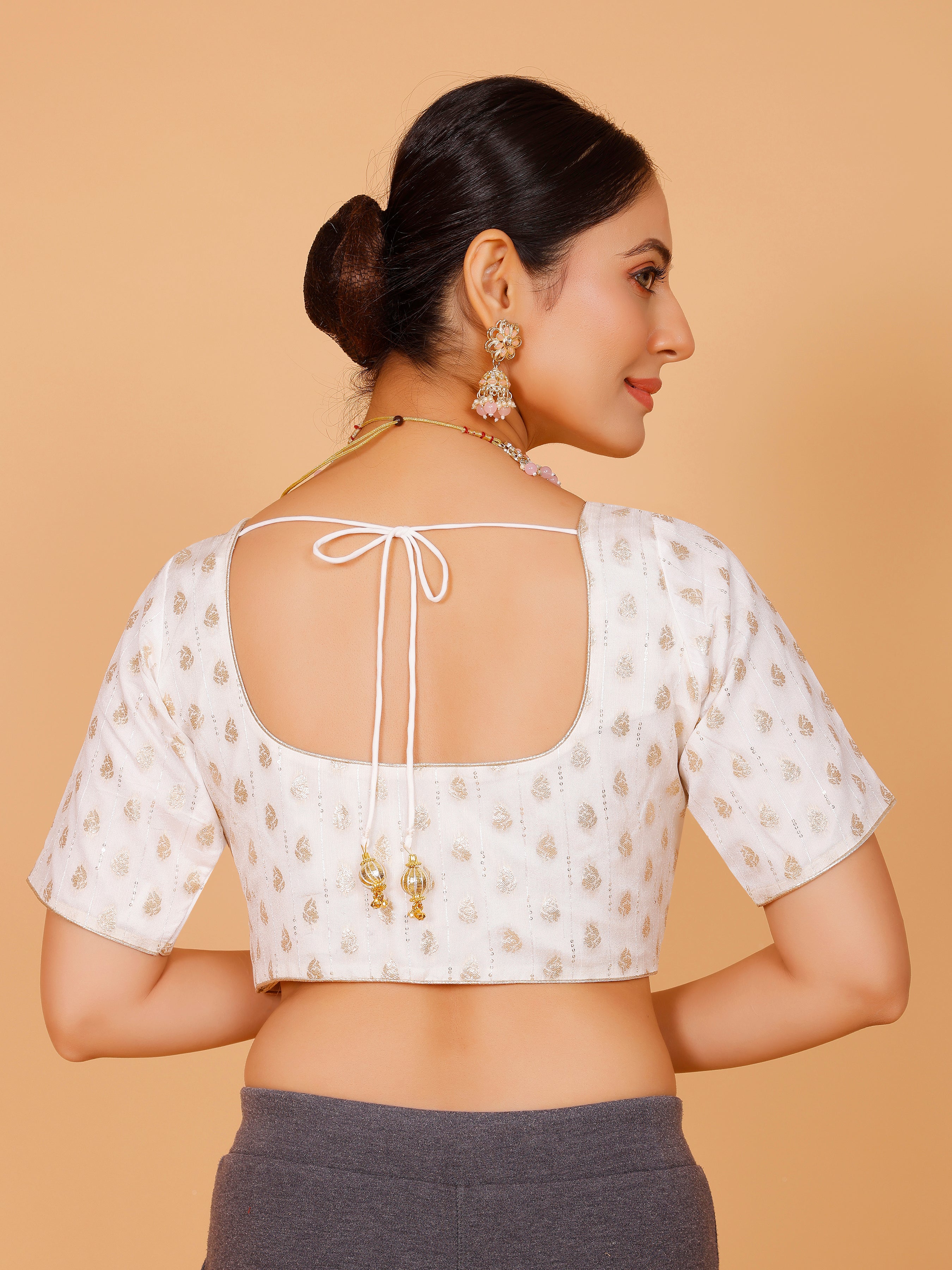 Ladies Silk Zari Work Blouse