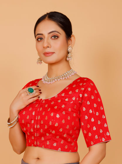 Ladies Silk Zari Work Blouse