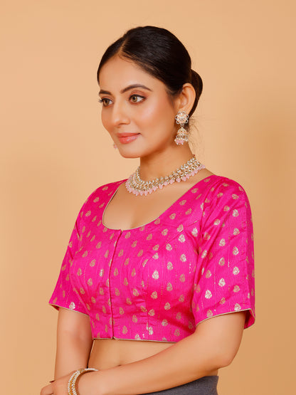 Ladies Silk Zari Work Blouse