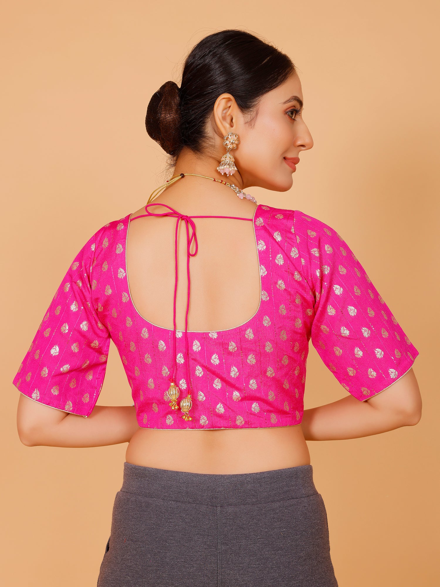 Ladies Silk Zari Work Blouse