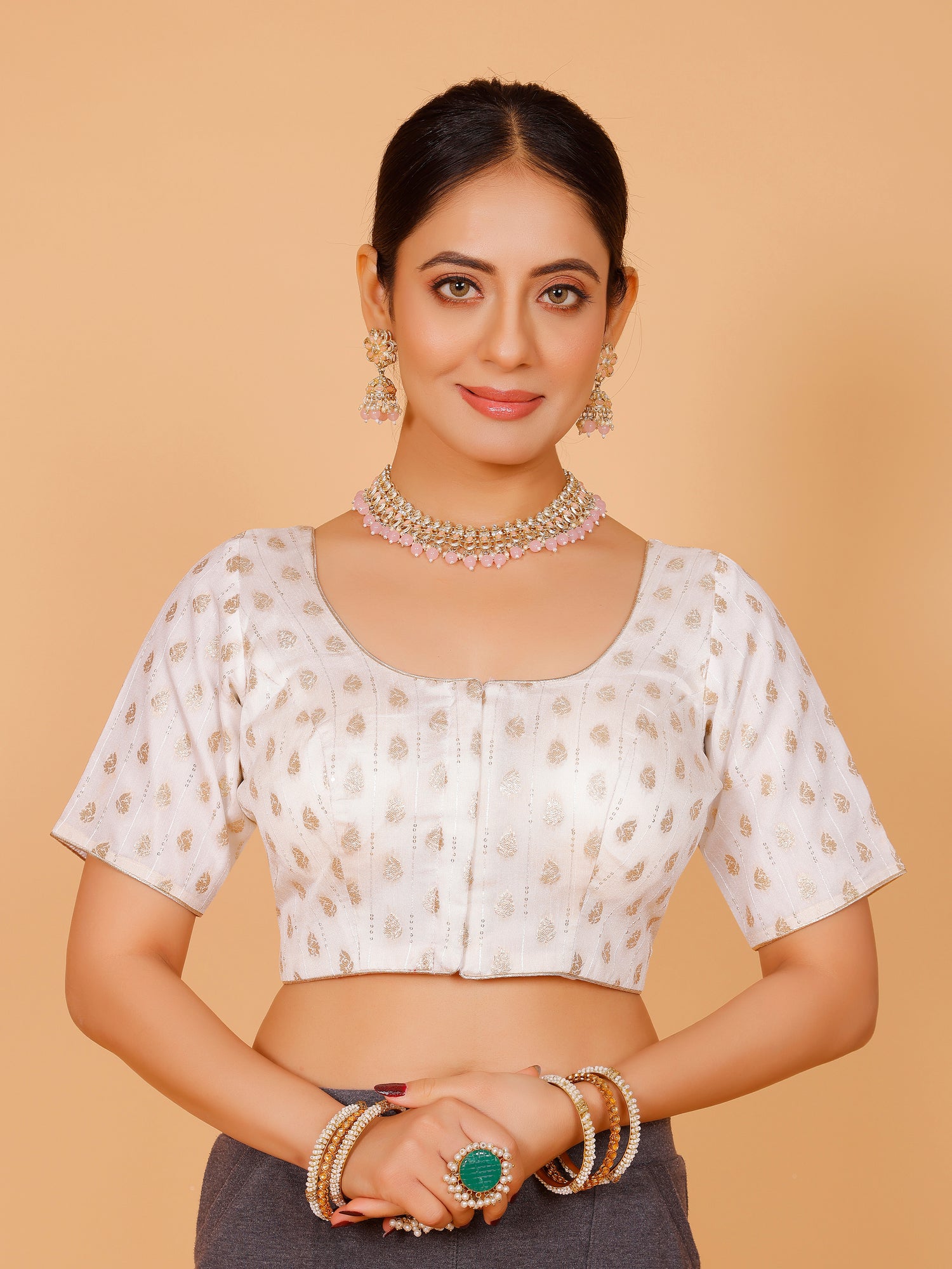 Ladies Silk Zari Work Blouse