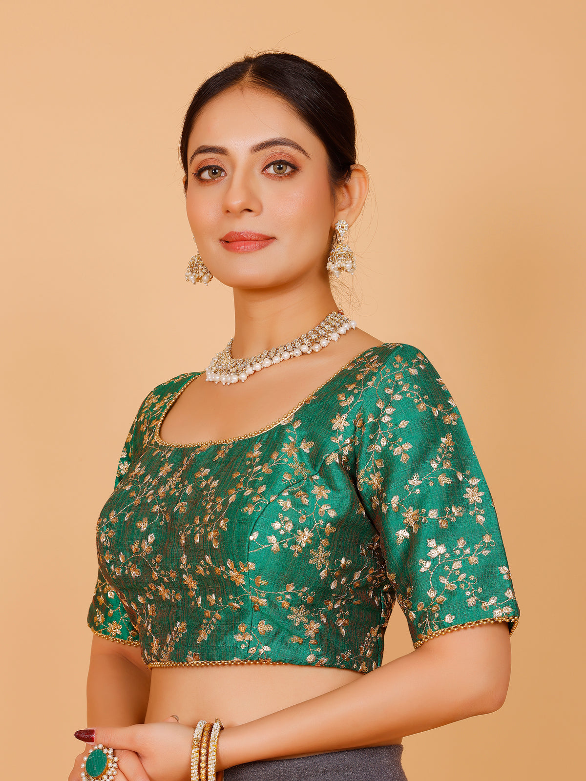 Silk Zari Work Blouse