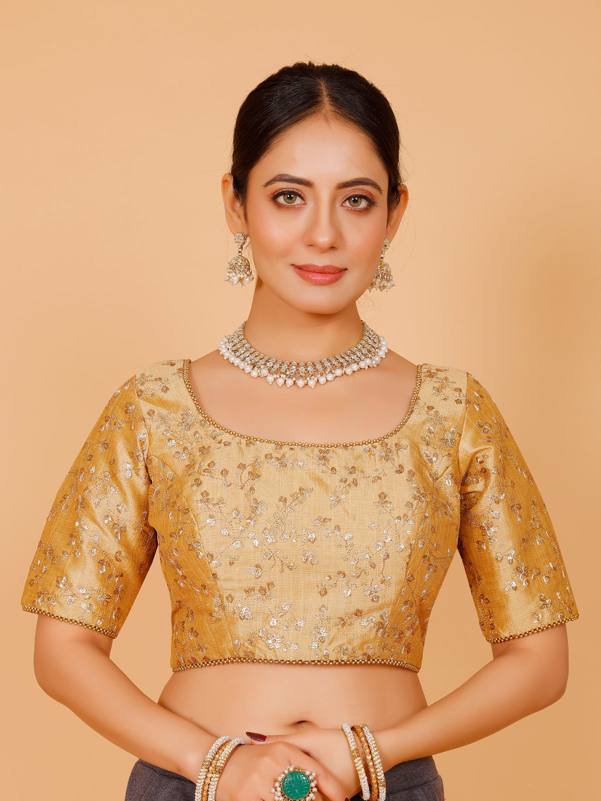 Silk Zari Work Blouse