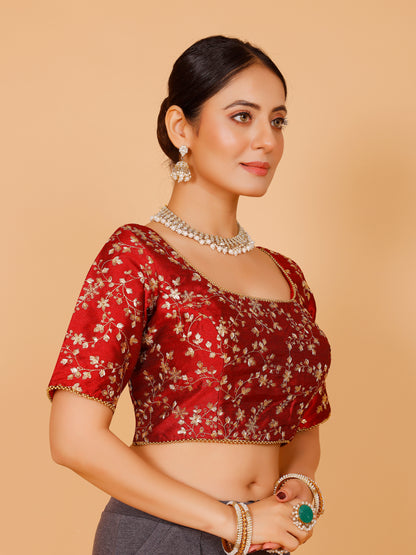 Silk Zari Work Blouse