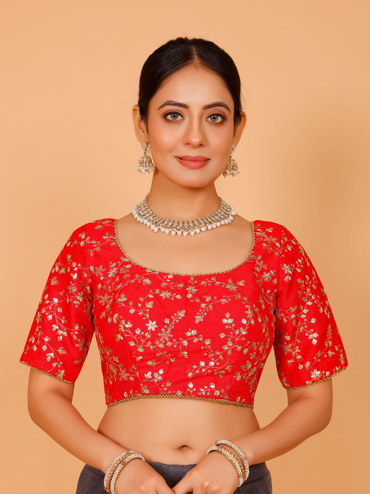 Silk Zari Work Blouse