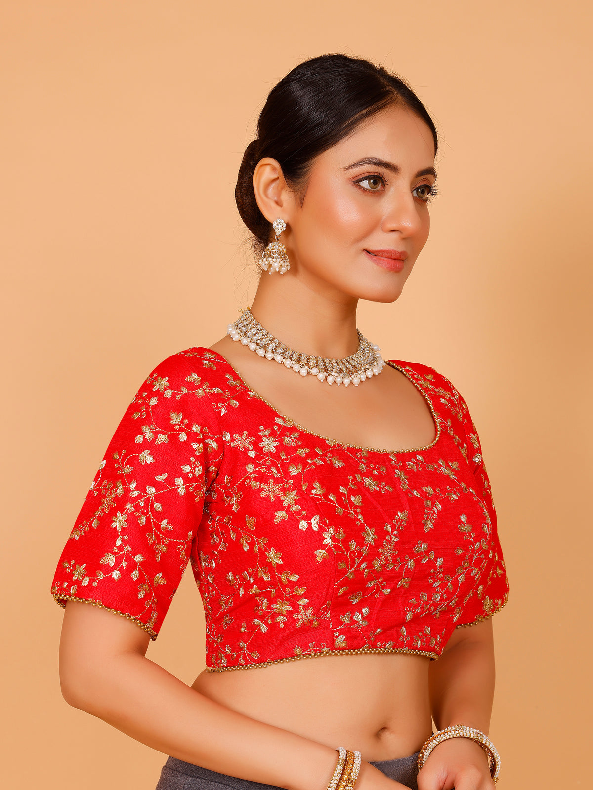 Silk Zari Work Blouse