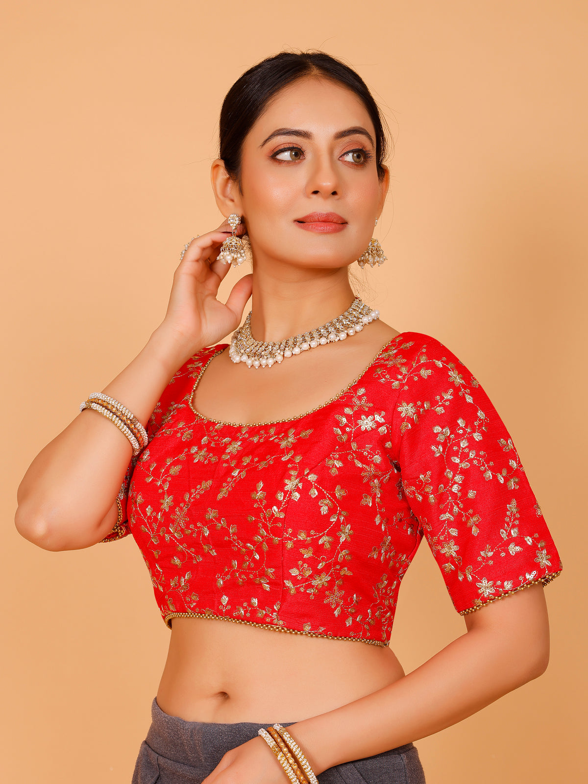Silk Zari Work Blouse