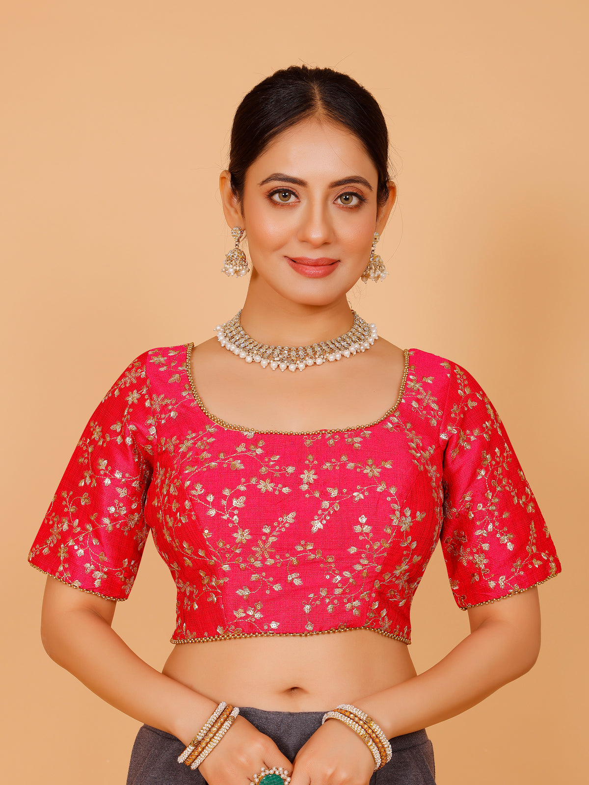 Silk Zari Work Blouse