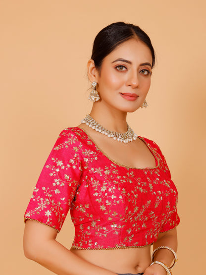 Silk Zari Work Blouse