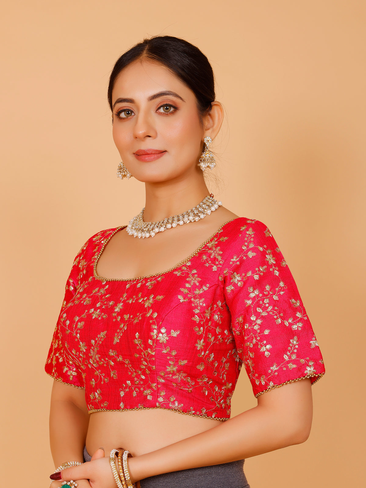 Silk Zari Work Blouse