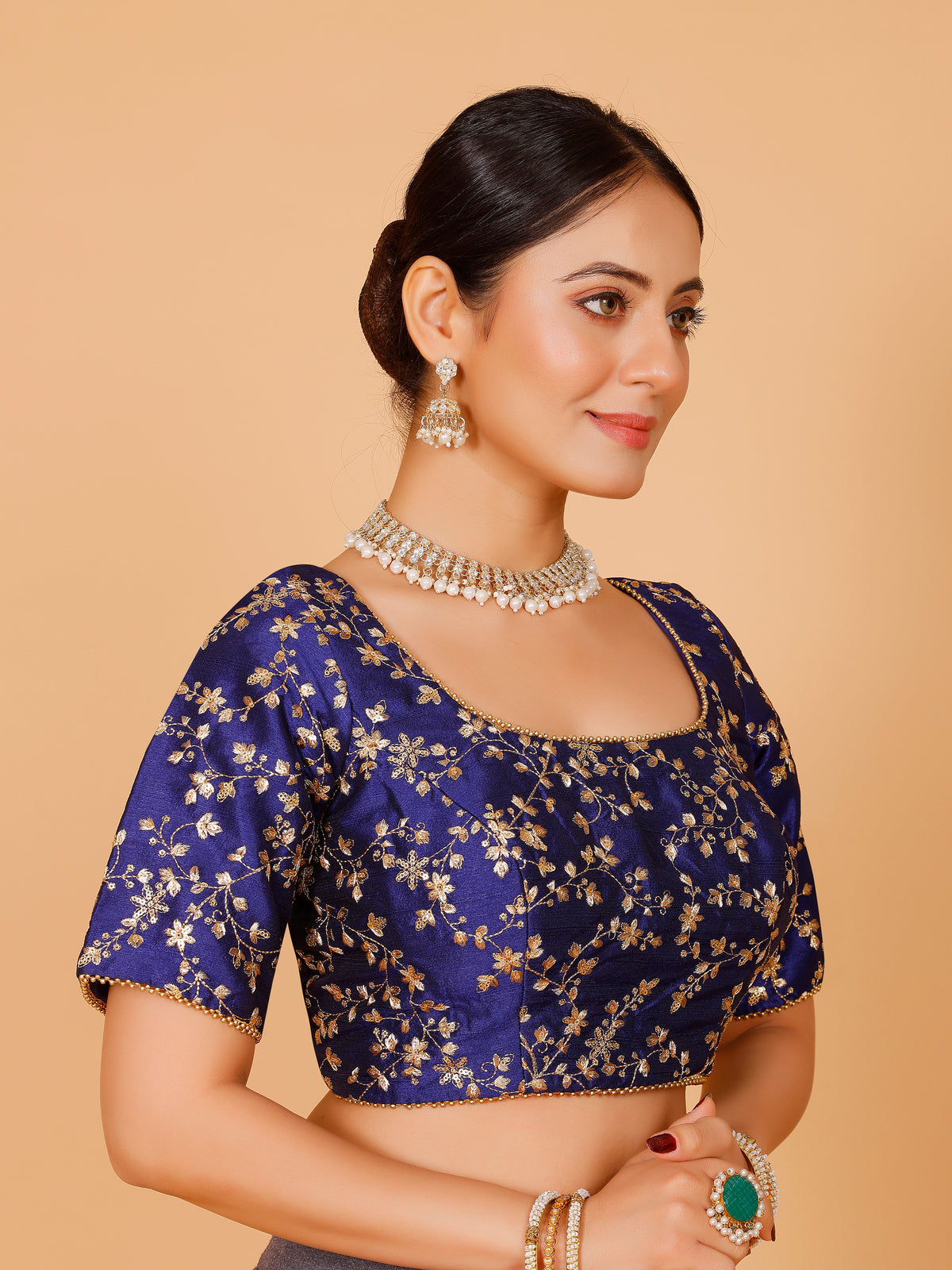 Silk Zari Work Blouse