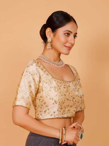 Silk Zari Work Blouse