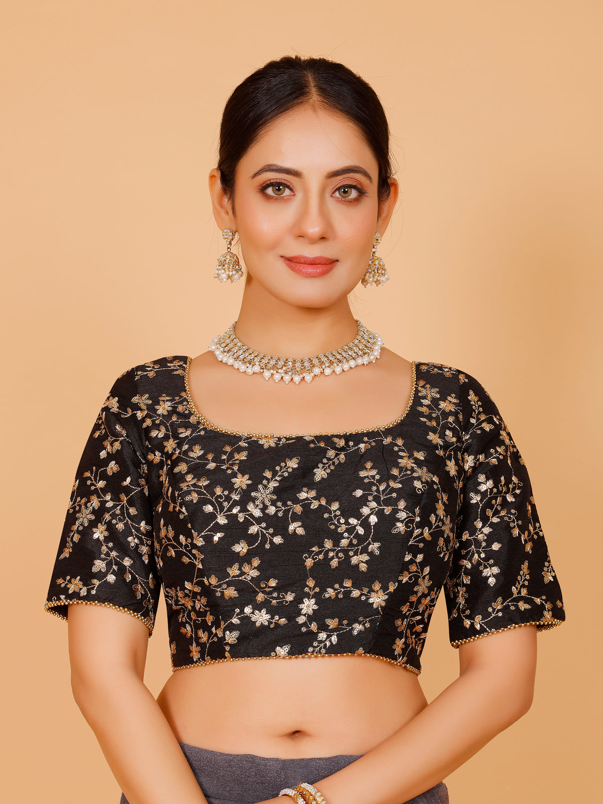 Silk Zari Work Blouse