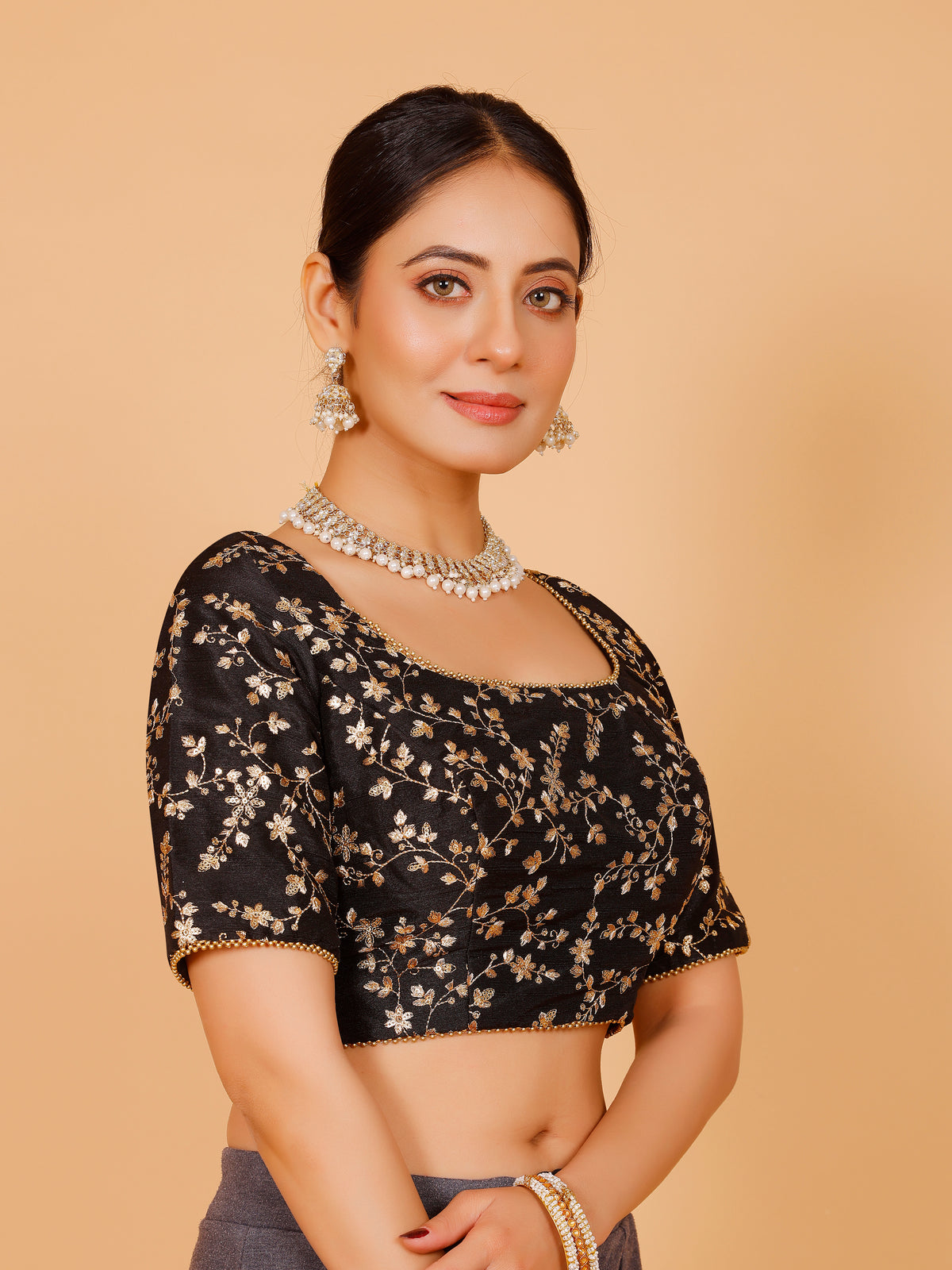 Silk Zari Work Blouse