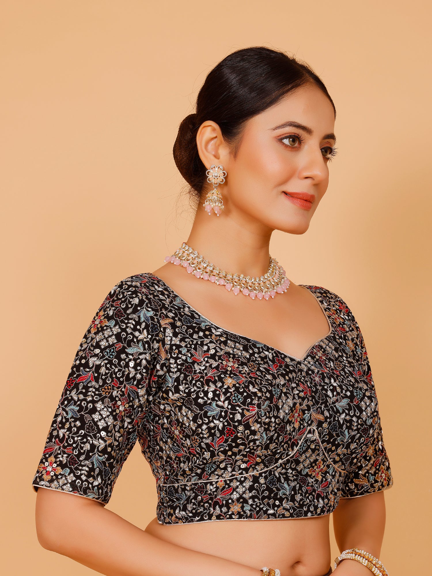 Ladies Georgette Zari Work Blouse