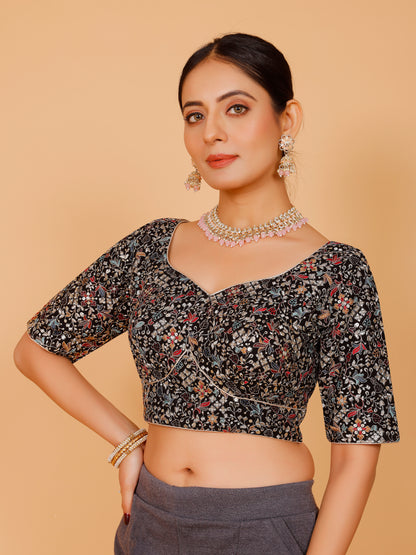 Ladies Georgette Zari Work Blouse