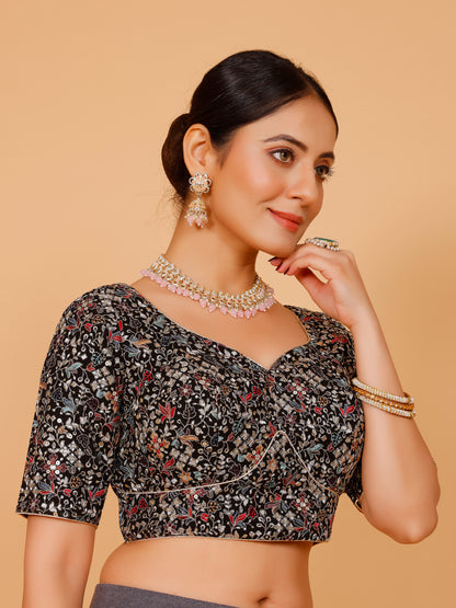 Ladies Georgette Zari Work Blouse