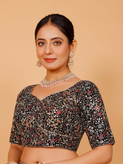 Ladies Georgette Zari Work Blouse