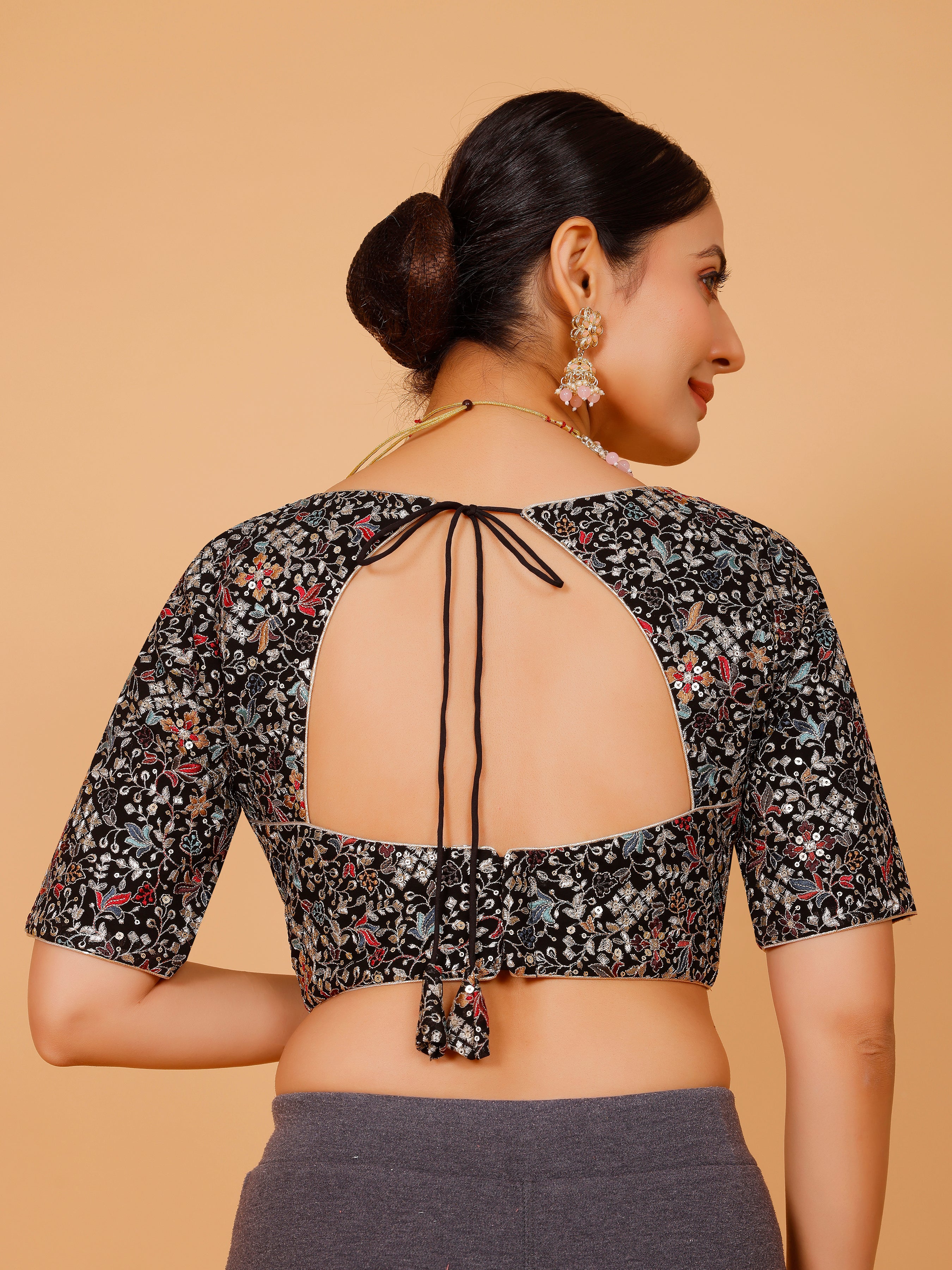 Ladies Georgette Zari Work Blouse