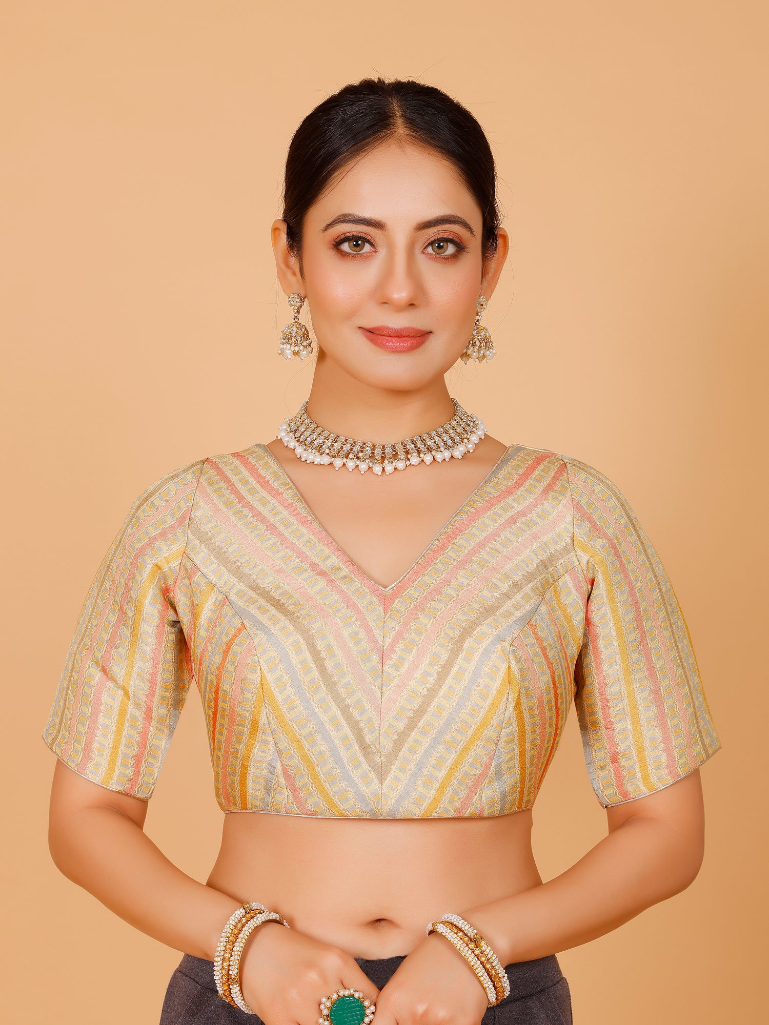 Silk Printed Blouse