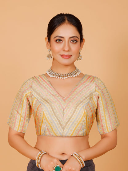 Silk Printed Blouse