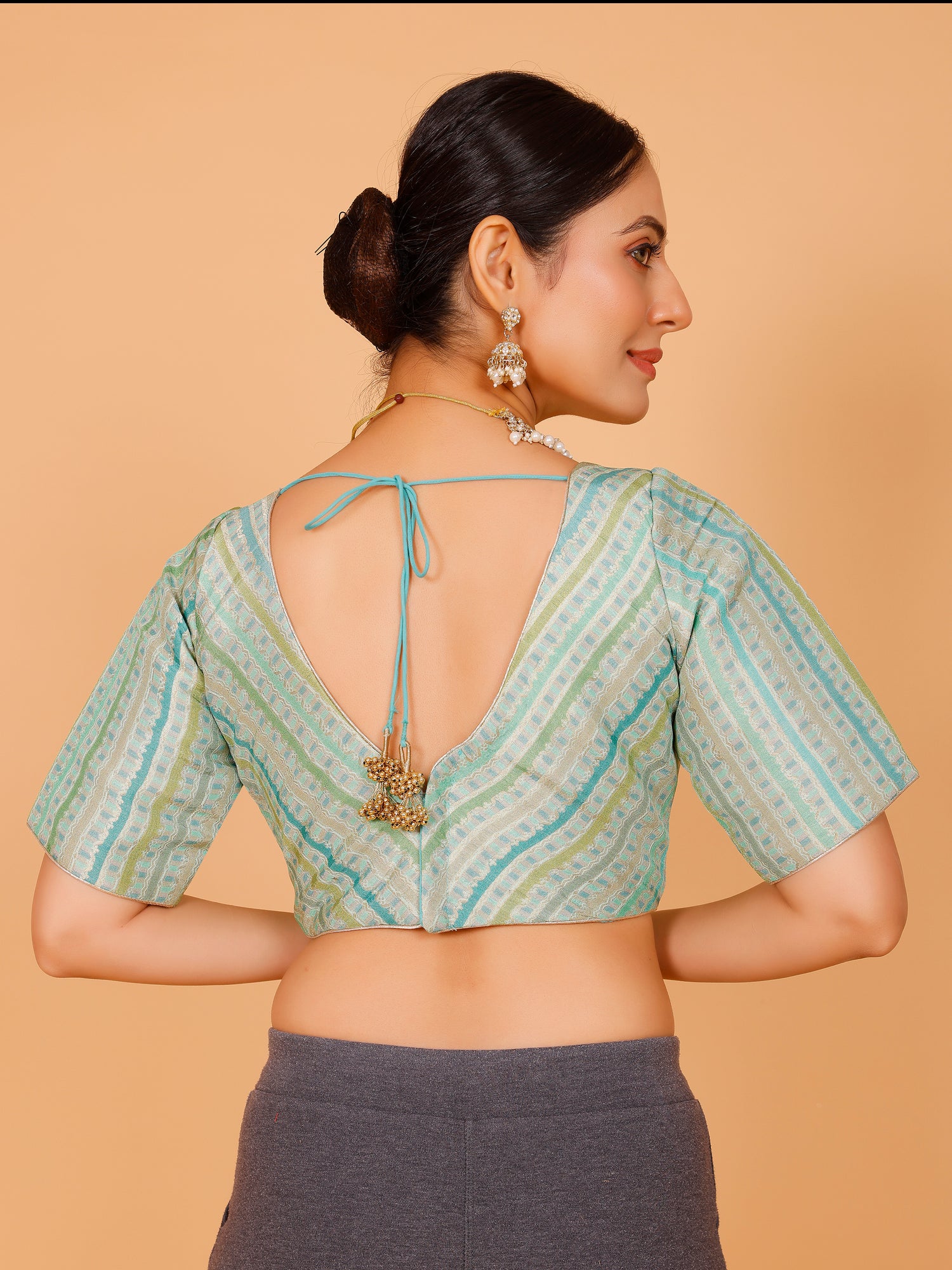 Silk Printed Blouse
