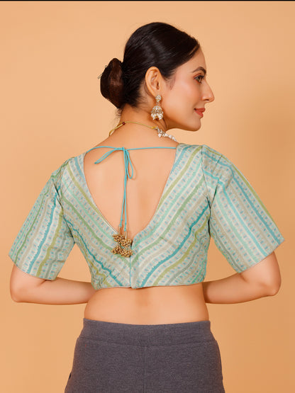 Silk Printed Blouse