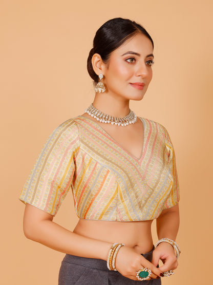Silk Printed Blouse