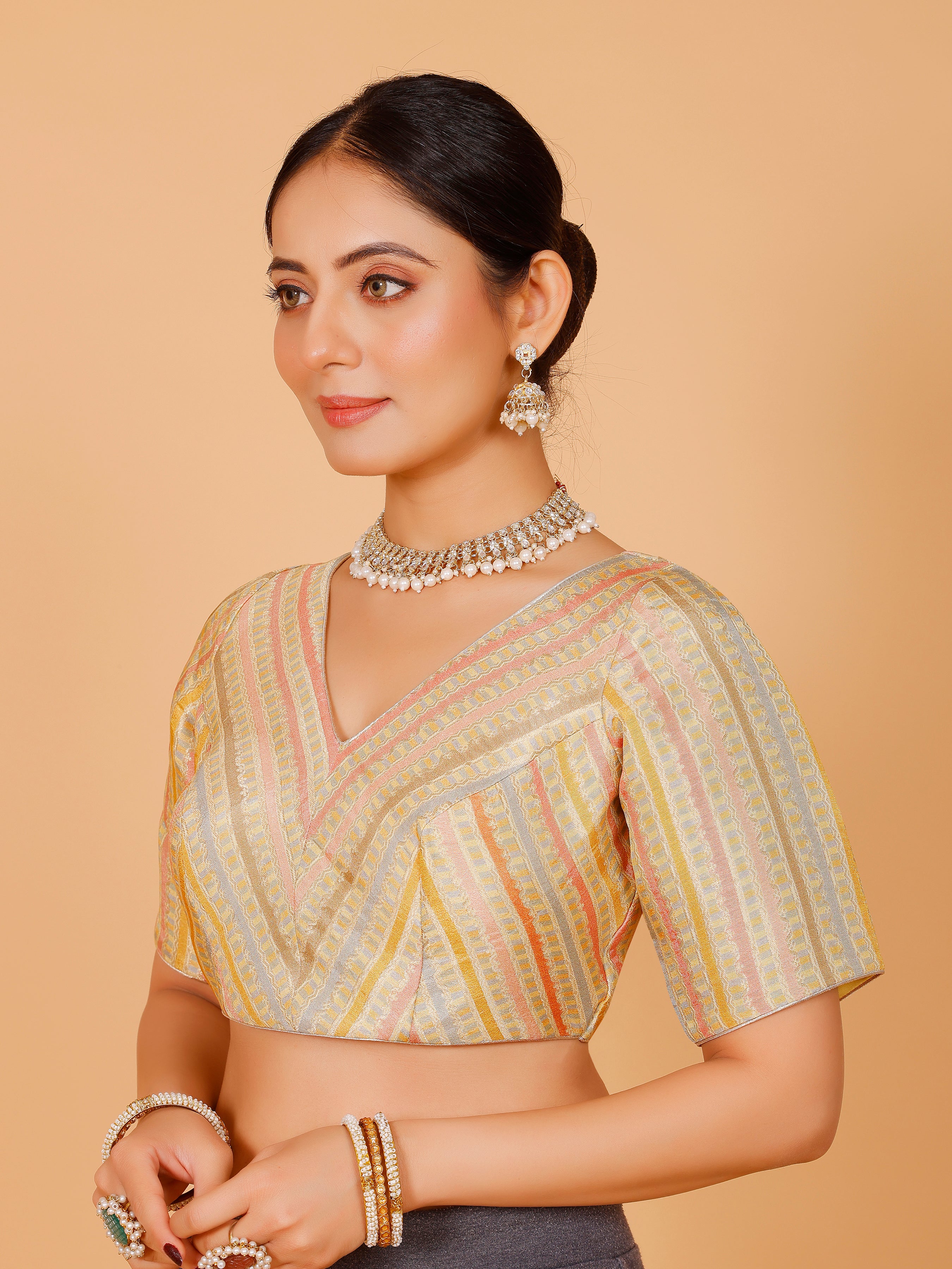 Silk Printed Blouse