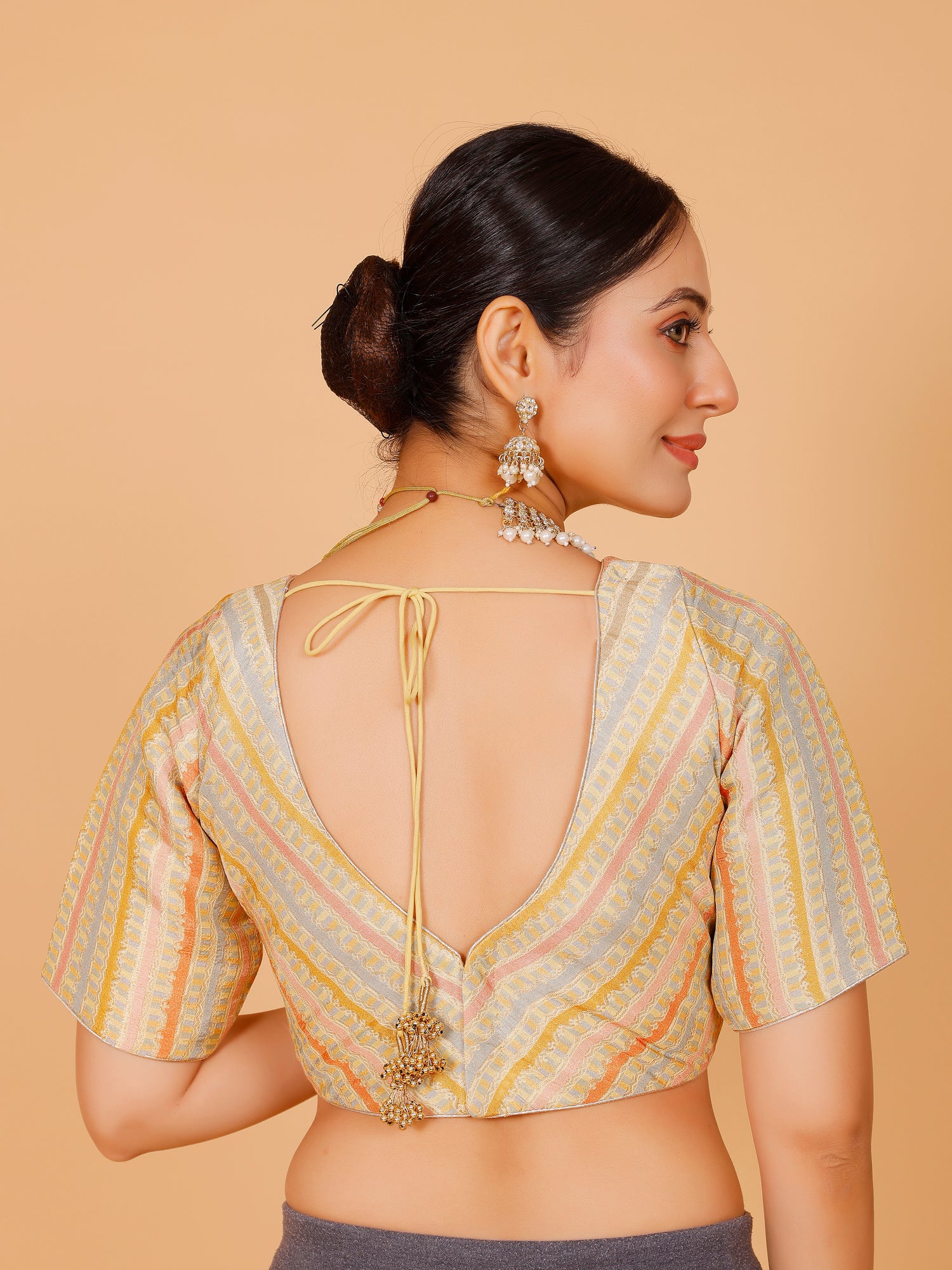 Silk Printed Blouse