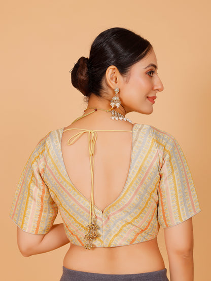 Silk Printed Blouse