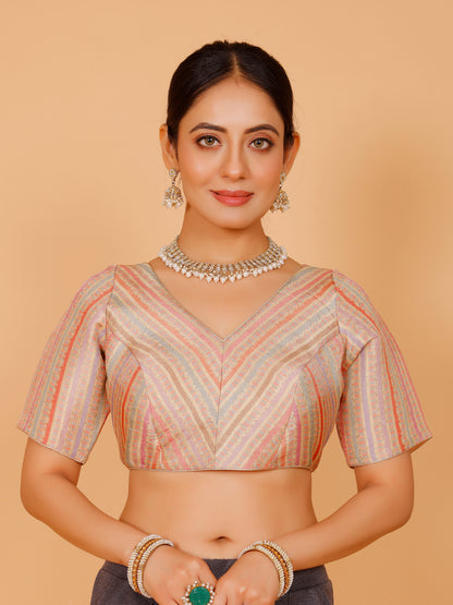 Silk Printed Blouse