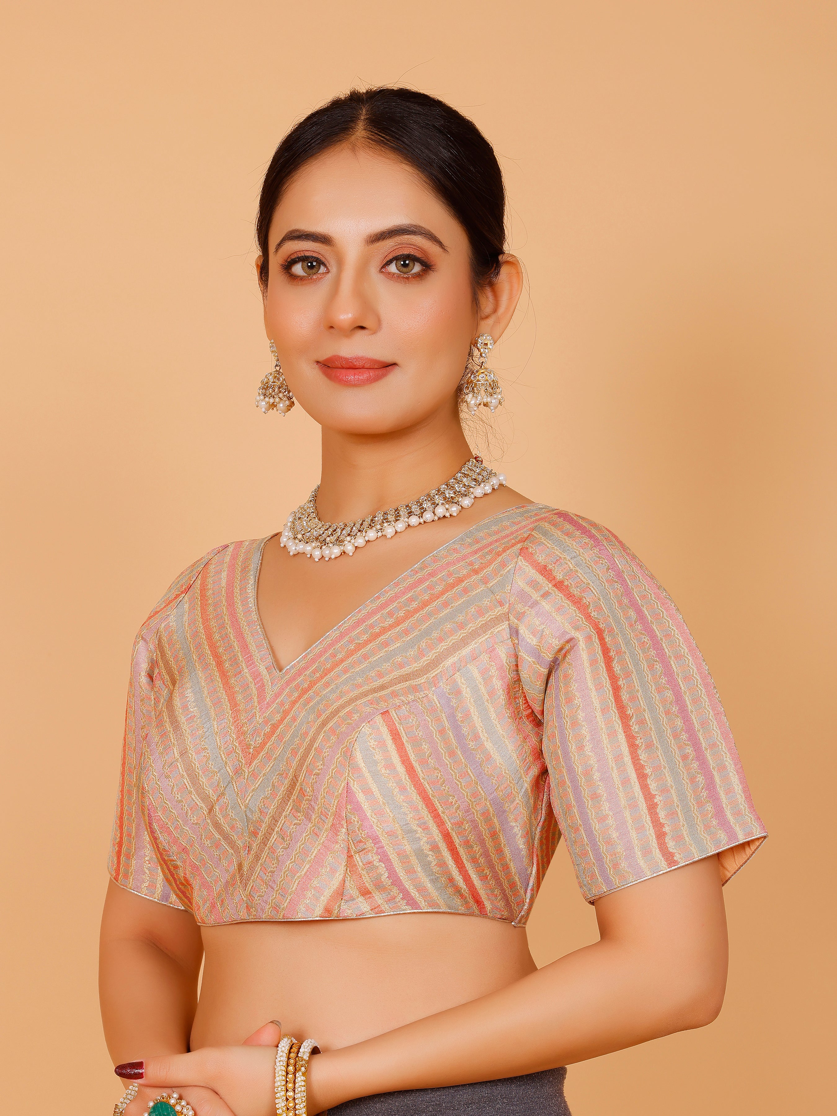 Silk Printed Blouse
