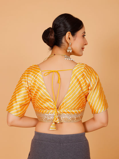 Silk Zari Tiki Work Blouse