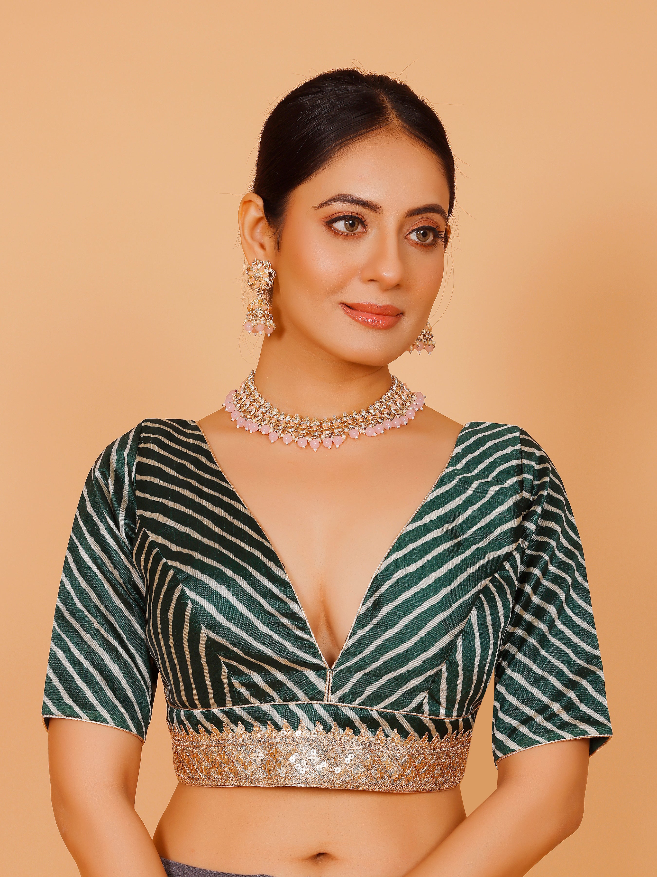 Silk Zari Tiki Work Blouse