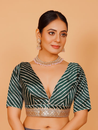 Silk Zari Tiki Work Blouse