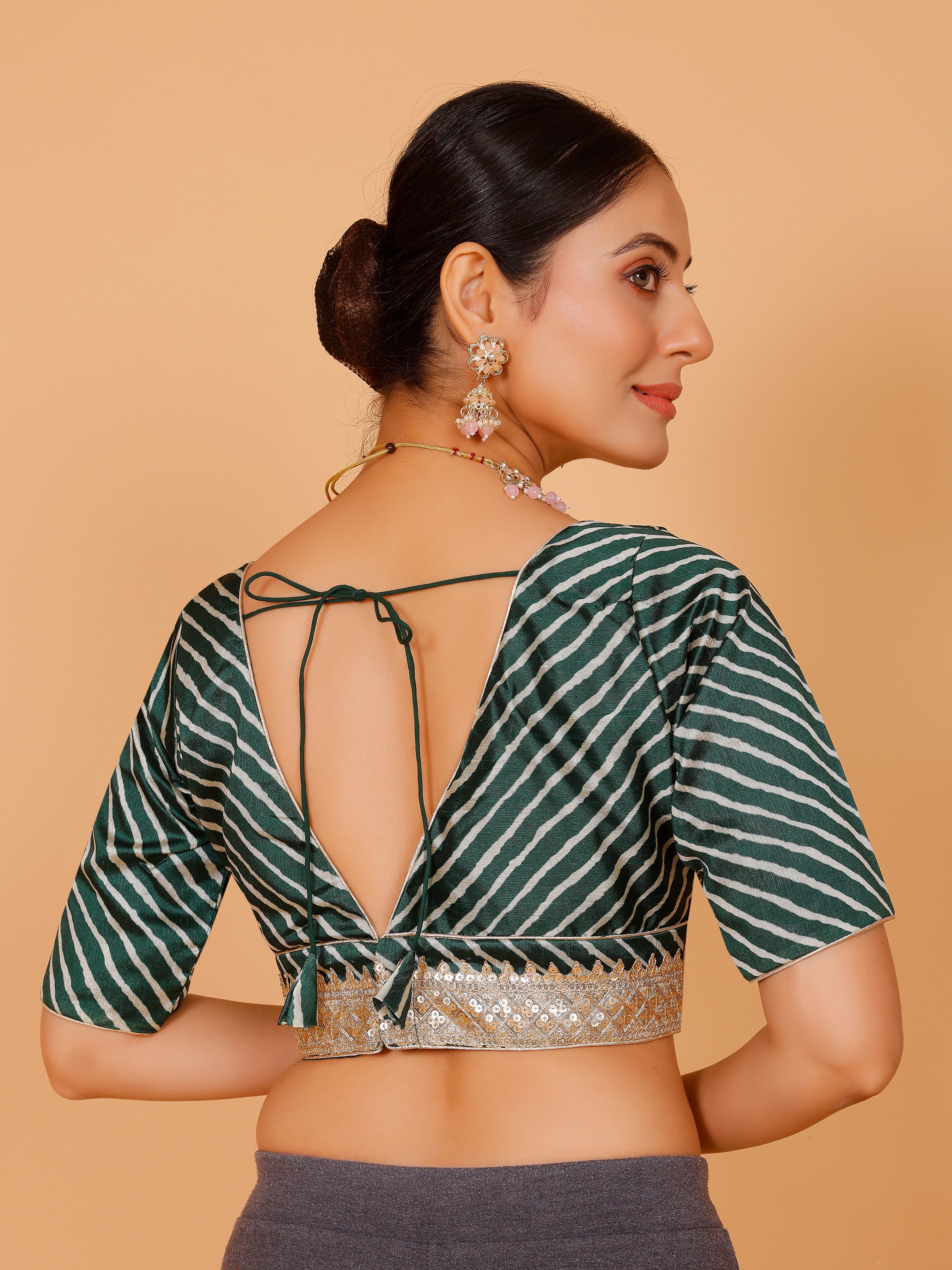 Silk Zari Tiki Work Blouse