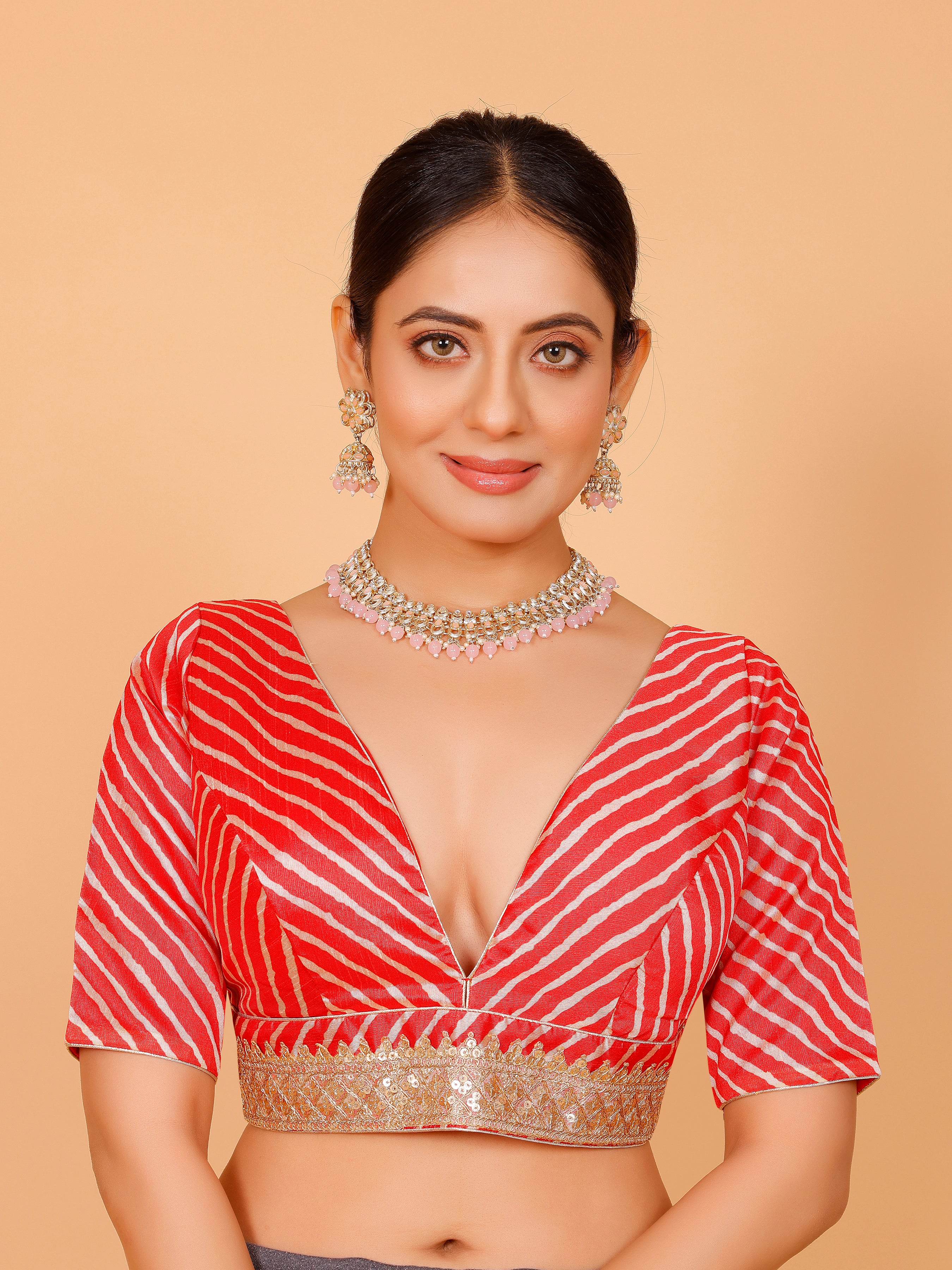 Silk Zari Tiki Work Blouse