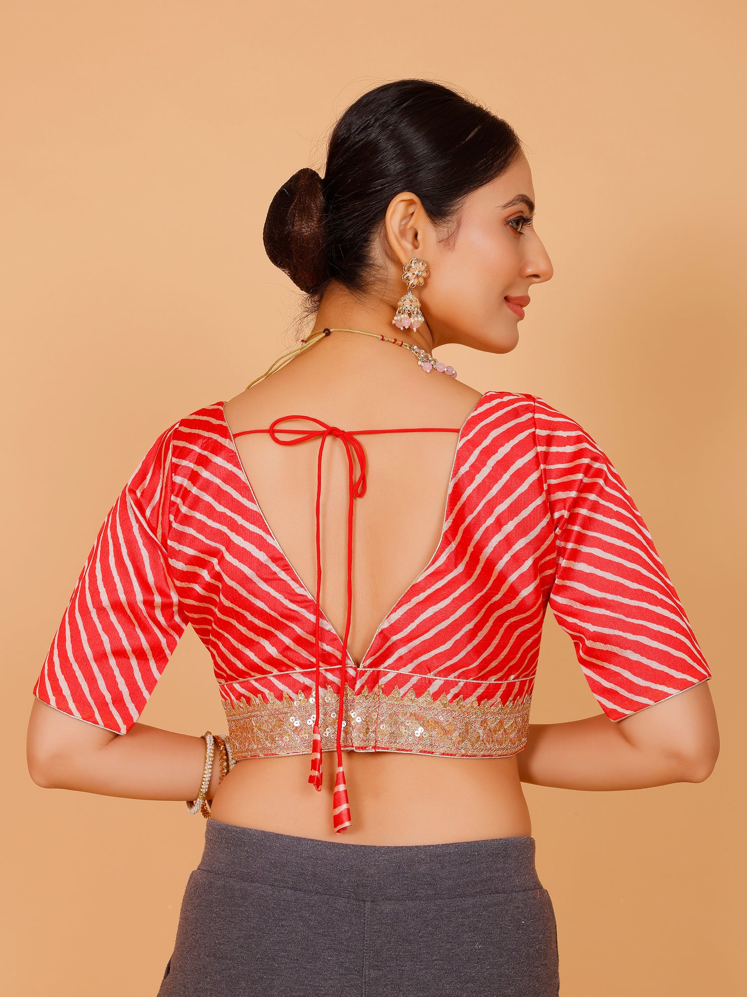 Silk Zari Tiki Work Blouse