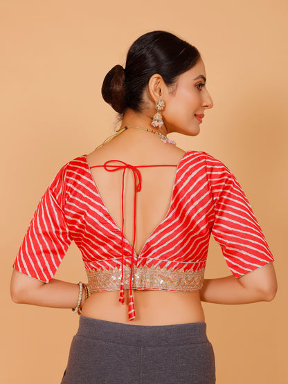 Silk Zari Tiki Work Blouse