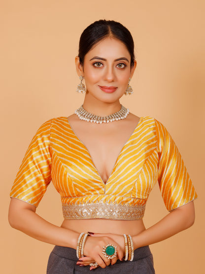 Silk Zari Tiki Work Blouse