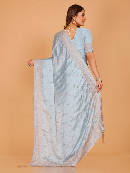 Aadhya Silk Embroidered Saree