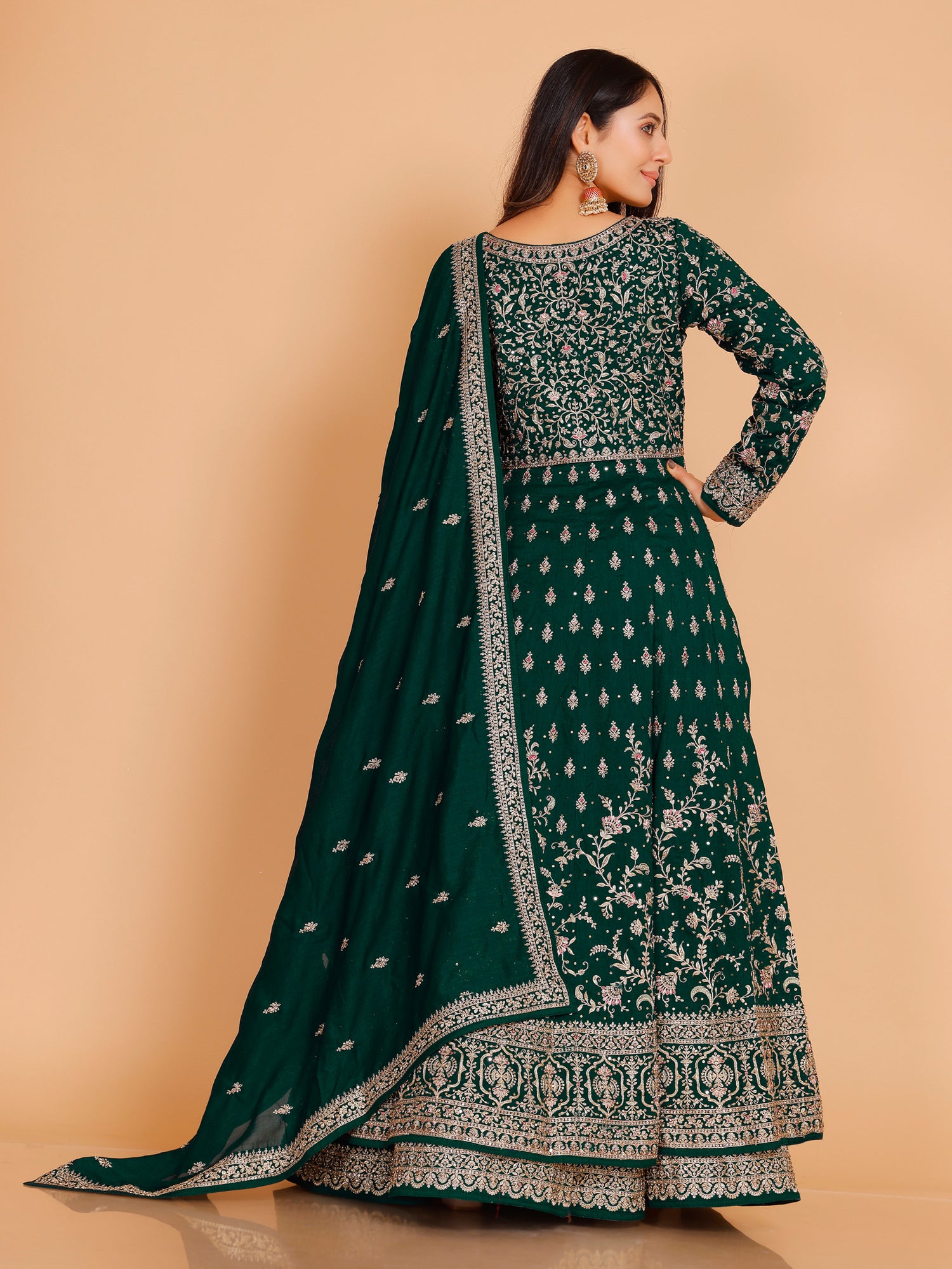 Ziya Long Top Lehenga