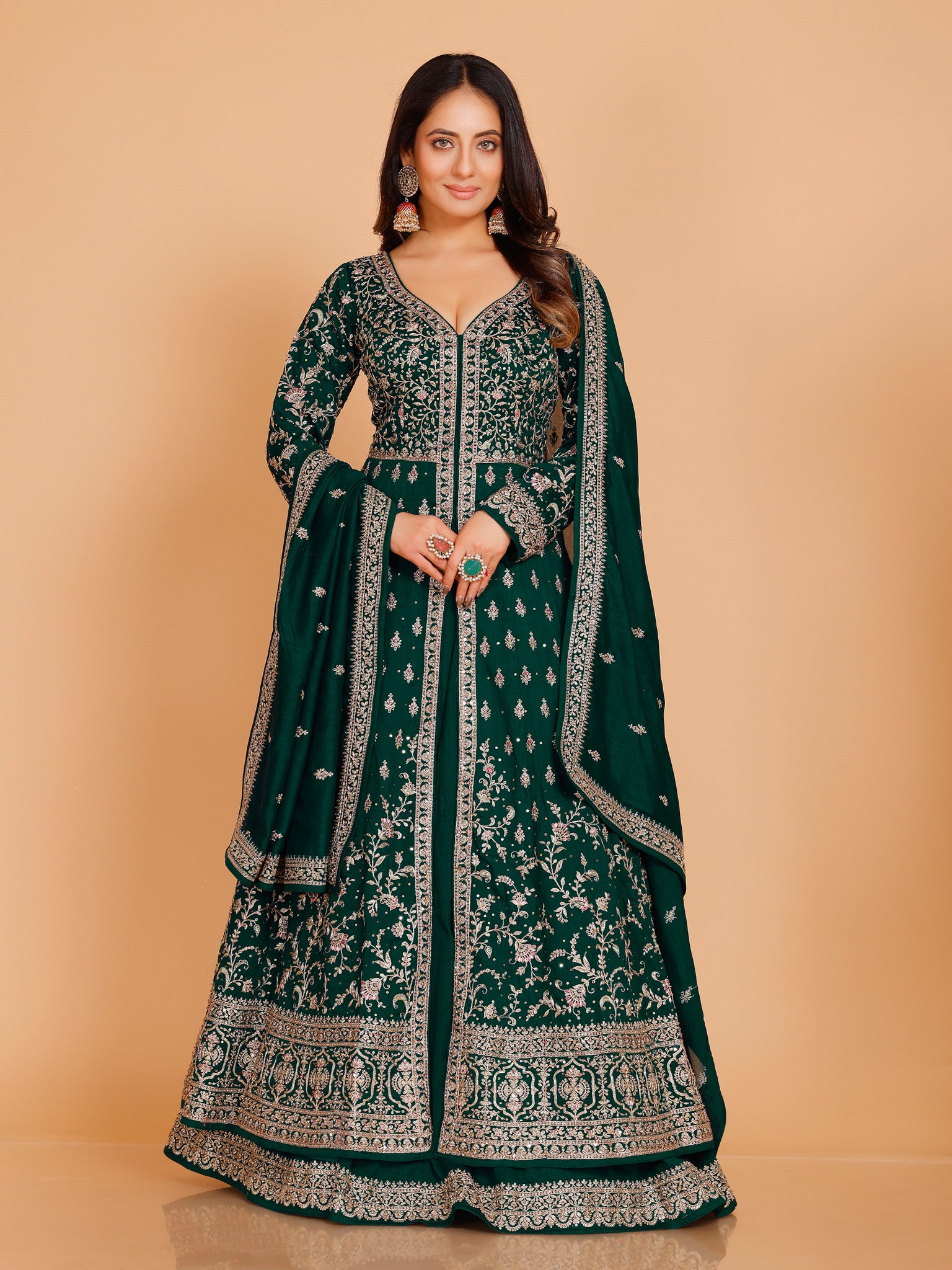 Ziya Long Top Lehenga