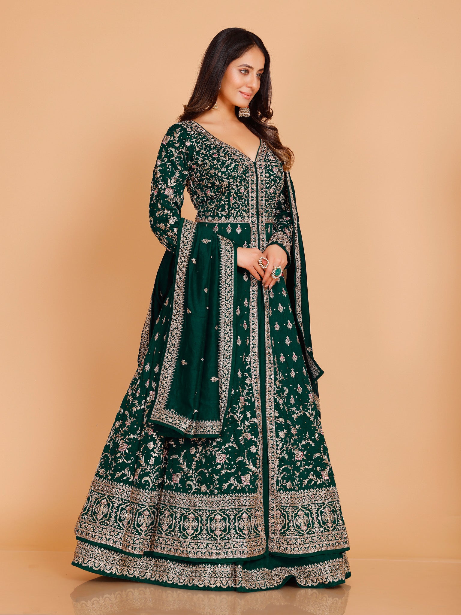 Ziya Long Top Lehenga