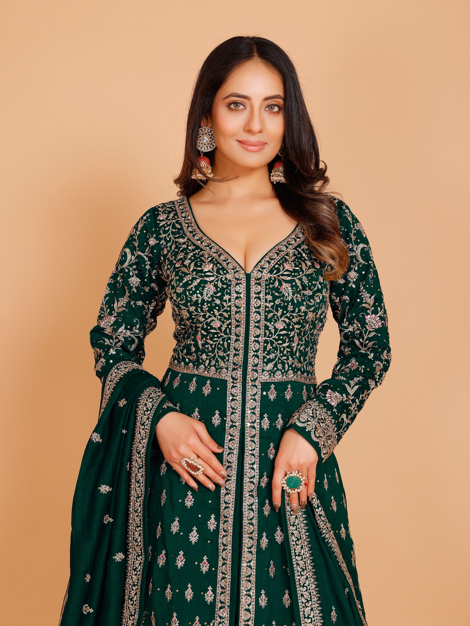 Ziya Long Top Lehenga